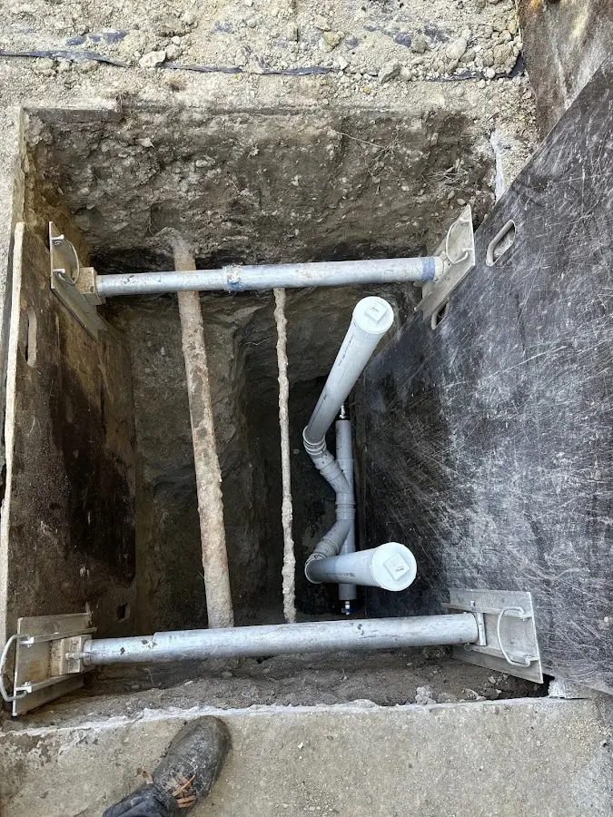 Experienced plumber completing Gas Line Repair work in Fairfax